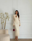 Abito Glam crema