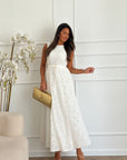 Abito white in pizzo