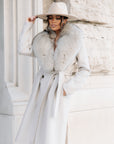 Cappotto fox ghiaccio