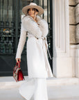 Cappotto fox ghiaccio