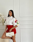 camicia bon ton bianca