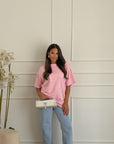 Maxi shirt rosa