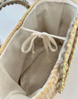 Borsa in paglia piccola luxury