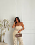 Coordinato pizzo Begie