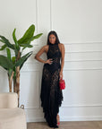 Abito in pizzo nero