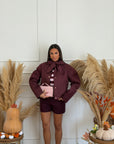 giacca faby bordeaux