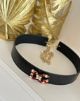 cintura gioiello nera