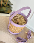borsa secchiello lilla