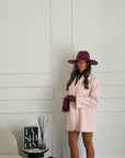 Giacca diamond rosa