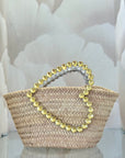 Borsa in paglia piccola luxury