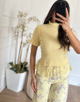 T-shirt corinne gialla
