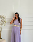 Abito lurex glicine