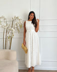 Abito white in pizzo