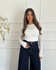 Maglia con canotta white