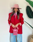 Giacca diamond red