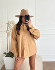 camicia biscuit