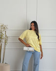 Maxi shirt gialla
