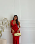 abito sophia rosso