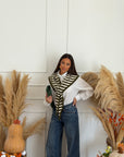 camicia con coprispalle verde