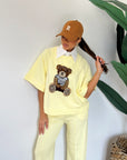 Tuta teddy giallo