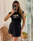 t-shirt love nera