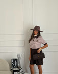 polo collage rosa