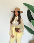 camicia in pizzo