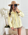 camicia stringhe gialla