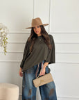 Maxi shirt verde
