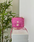 pochette camelia rosa