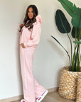 Coordinato con cravatta rosa