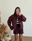 giacca faby bordeaux