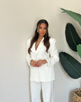 Tailleur secret white