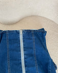 top fiocco denim