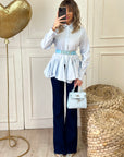 camicia balze