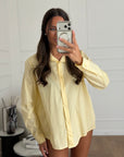 Camicia in cotone gialla