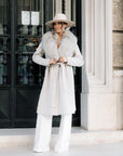 Cappotto fox ghiaccio