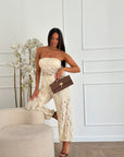 Coordinato pizzo Begie