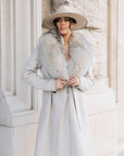Cappotto fox ghiaccio