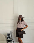 polo collage rosa