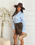 camicia stringhe celeste