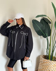 camicia pearl black