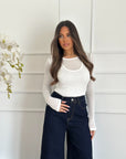Maglia con canotta white