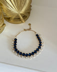 Collana gioiello blu