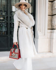 Cappotto fox ghiaccio