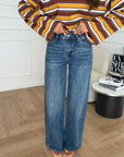 Denim crochet