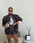 giacca melany bordeaux