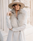 Cappotto fox ghiaccio