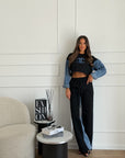 Tuta e denim black