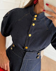coordinato in denim